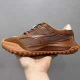 Patchwork Trail Mesh Sneakers