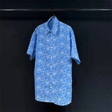 Hollow Breathable Floral Shirt