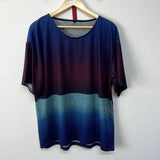 Gradient Transition Color T-Shirt