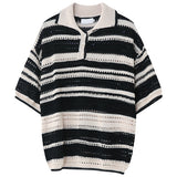 Rich Knitted Polo Shirt