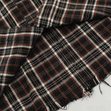 Plaid Studded Patchwork Oversized Button-Up