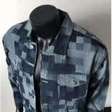 Digital Texture Denim Jacket
