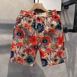 Tropical Flower Printed Shorts