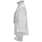 Lace Ruffle Lantern Sleeve Renaissance Shirt