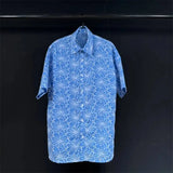 Hollow Breathable Floral Shirt