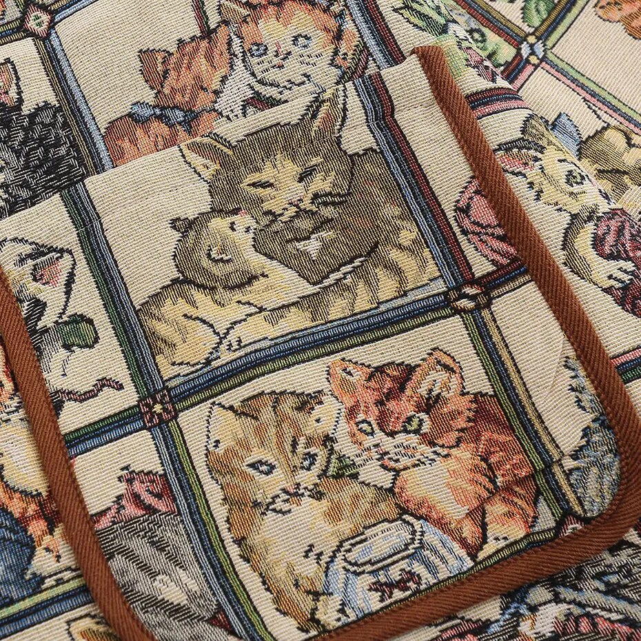 Feline Cats Retro Knitted Vintage Jacket