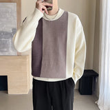 Modern Monochrome Block Sweater