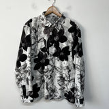 Monochrome Floral Button Up