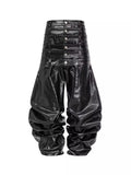 Black Patent Leather Pants