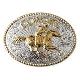 Cowgirl Up Western Horse Buckle