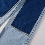 Riveted Hem Denim Jeans