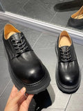 Derby Cowhide Platform Dress Shoes