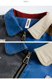 Patchwork Varsity Bomber Jacket