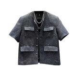 Diamond Set Multi Pocket Coat