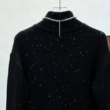 Starlit Midnight Knitted Sweater