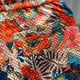 Tropical Flower Printed Shorts