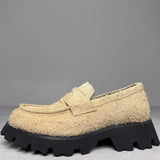 Multi-Color Platform Style Loafers