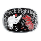 Chicken Fighting Belt Buckle Belt