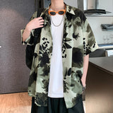 Charred Bloom Flower Shirt