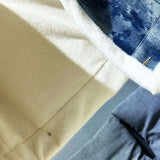 Faux Shearling Lined Denim Jacket