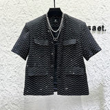 Diamond Set Multi Pocket Coat