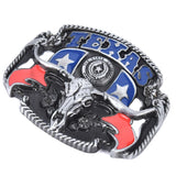 Texas Bull Horn Vintage Belt Buckle