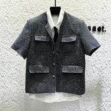 Diamond Set Multi Pocket Coat