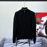 Starlit Midnight Knitted Sweater