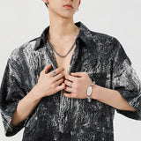 Aged Tie Dye Button-Up