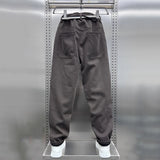 Charcoal Haze Rope-Tie Joggers