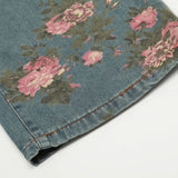 Dual Rose Floral Denim Jeans