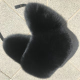 Full Oversized Fox Fur Trapper Hat