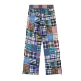 Retro Plaid Printed Joggers