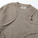 Ravaged Layers Distressed Knit Sweater