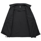 Techwear Cargo Zip Up Shirt