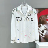 Graffiti Letter Button-Up