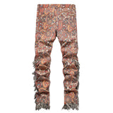 Boho Fringe Paisley Pants