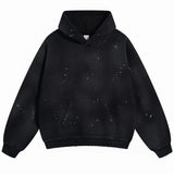 Distressed Splatter Hoodie