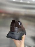 Leather patch Slip On Sneakers