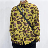 Leopard Printed Button-Up