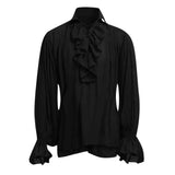 Steampunk Long Sleeve Ruffled Shirt