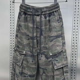 Big Pocket String Camo Pants