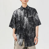 Aged Tie Dye Button-Up