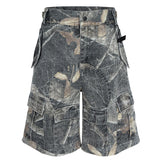 Branch Graphic Denim Shorts