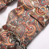 Boho Fringe Paisley Pants