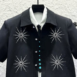 Beaded Short Sleeve Jacket