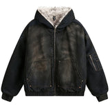 Shadow Stained Fleece Bomber