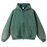 Wax Printing Plush Hoodie
