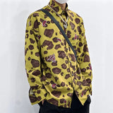 Leopard Printed Button-Up