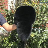 Full Oversized Fox Fur Trapper Hat